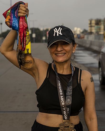 Dina Patel running