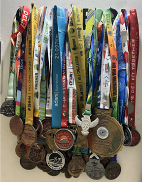 RunWithDina certificate and medal 1